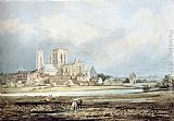 Thomas Girtin York Minster from the South-East, with Layerthorpe Bridge painting
